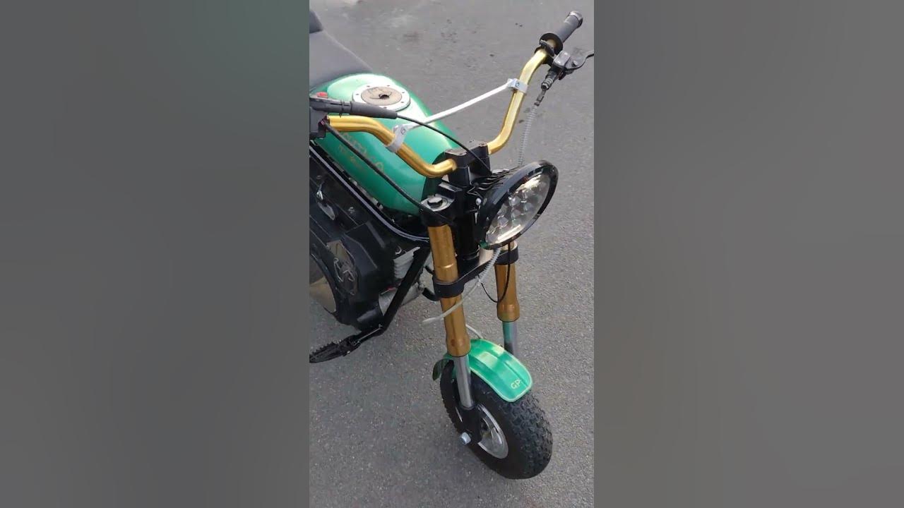 v twin mini bike - YouTube