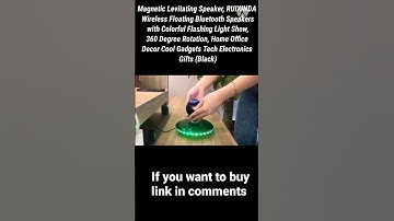 Magnetic Levitating Speaker, RUIXINDA Wireless Floating BluetoothSpeakers Flashing LightShow #shorts
