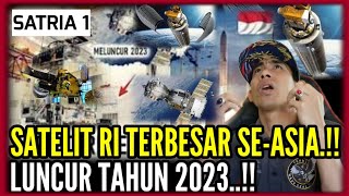 SATELIT INDONESIA TERBESAR SE-ASIA !! SATRIA 1 SIAP MELUNCUR 2023, INILAH PARA PENCIPTANYA.Reaction.