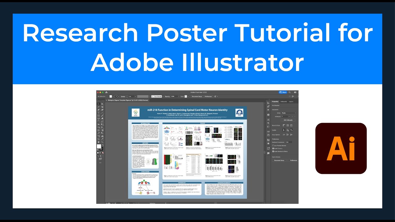 research poster template illustrator