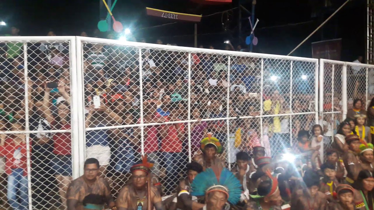 SEMANA DOS POVOS INDIGENAS APRESENTAÇÃO CULTURAL ALDEIA INDIGENA