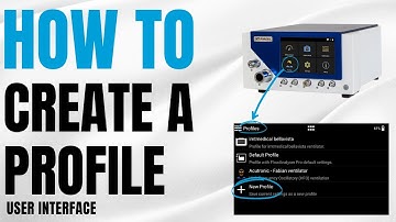 How to create a Profile (User interface version)