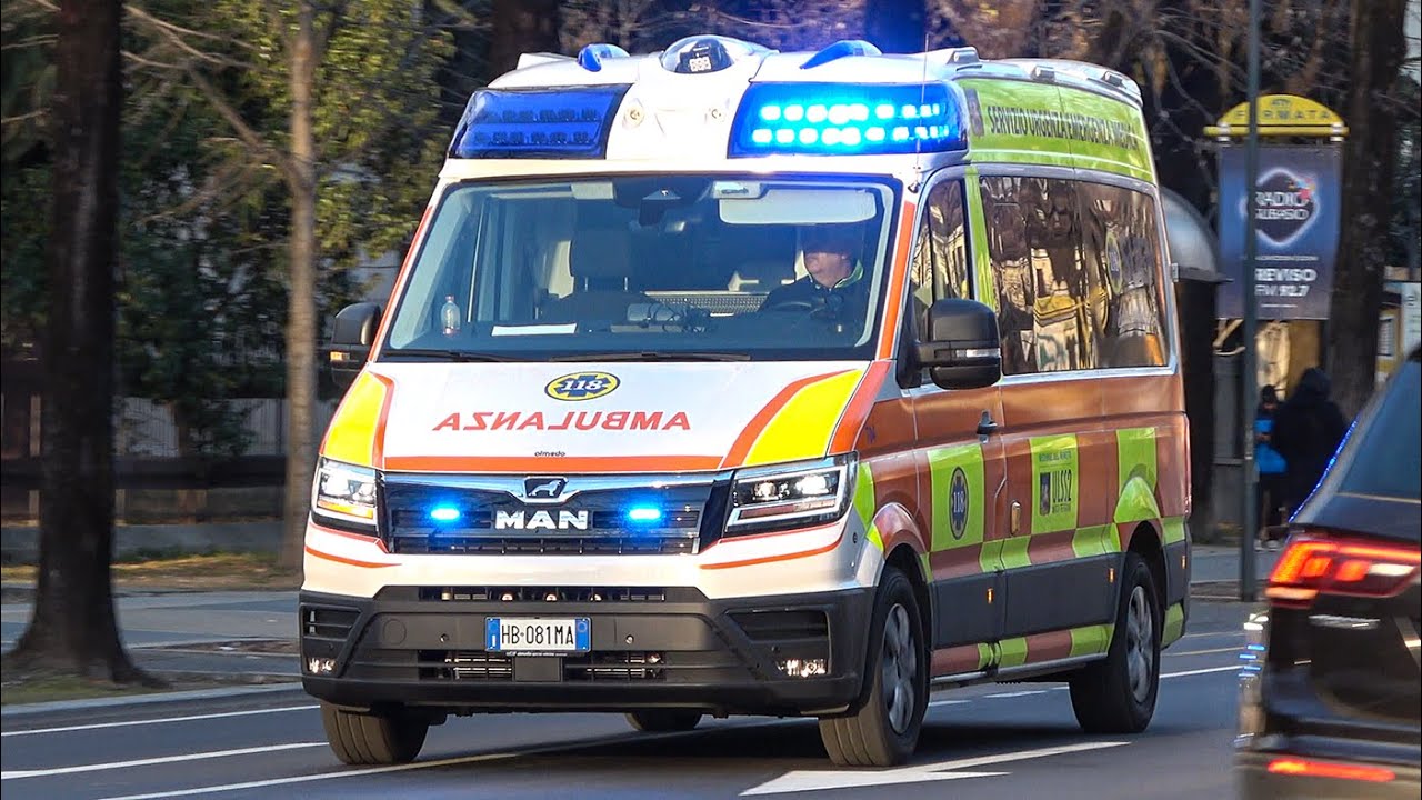 [NEW] Ambulanza SUEM 118 Conegliano in emergenza - New Italian ambulance responding code 3