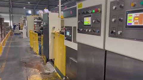 Shanghai Dinglong FLEXO FOLDER GLUER inline machine.