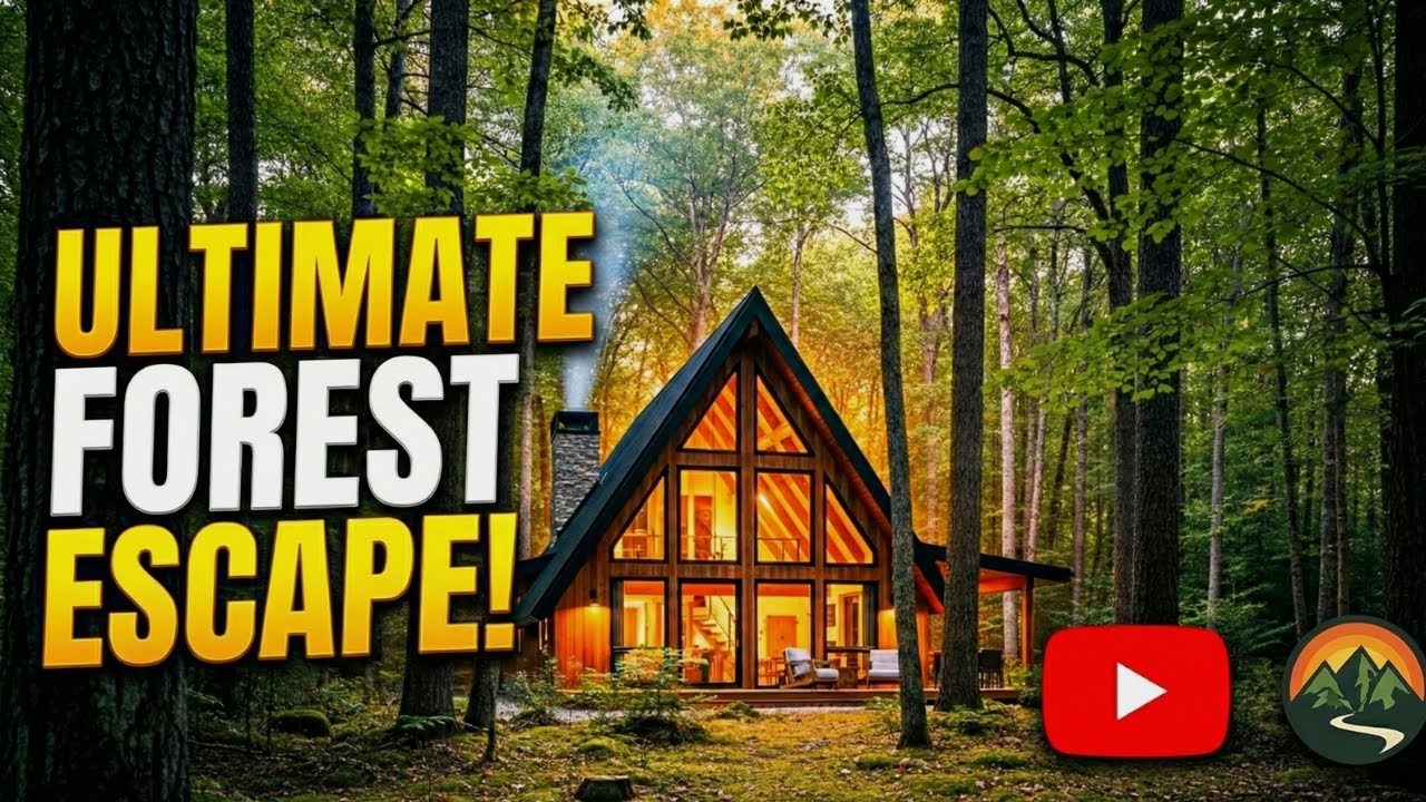 Building a Dream: Epic Forest Cabana Construction Timelapse in the USA! 🌲✨