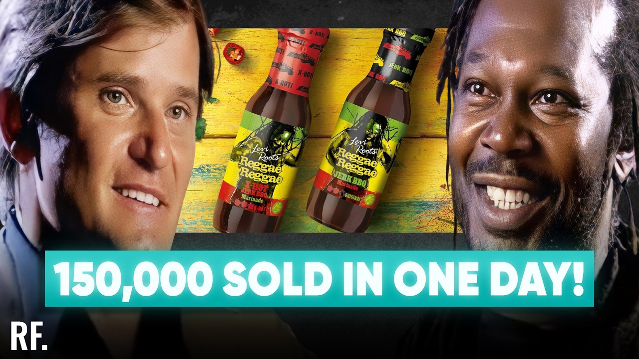 Levi Roots and Reggae Reggae Sauce on Dragons' Den. Backed by Richard Farleigh and Peter Jones. PT 2