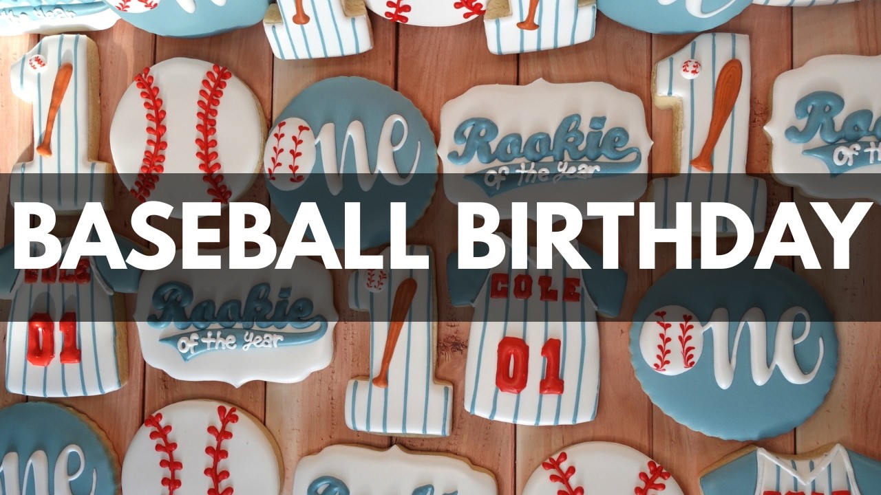 These Are The Cutest Baseball Cookies I Have Ever Made!