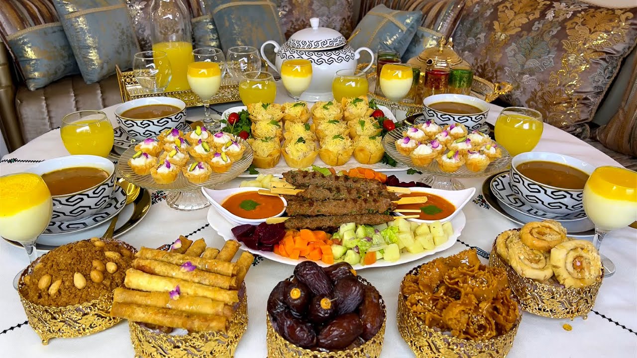 إفطار الحادي عشر رمضان🌙الوصفات داليوم ضروري تجربيها خطيرة المالح والحلو بدون عجين تحلية كريمية وعصير