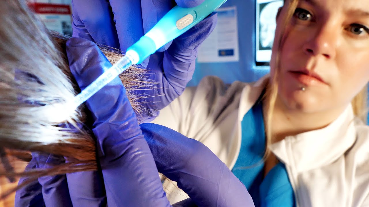 ASMR Comprehensive Scalp and Hair Exam