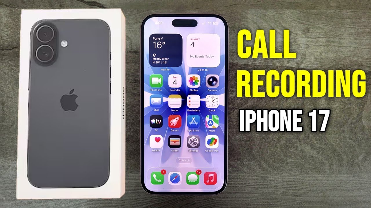 how to record call on iphone 17