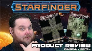 How To Play Starfinder | The Spaceship Corridors & Chambers Map Pack | Physical & Digital Review