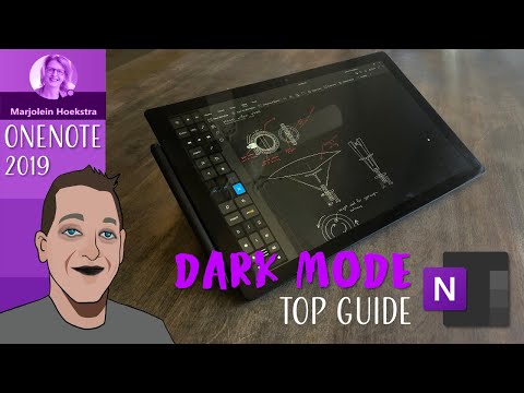 OneNote 2019 Dark Mode *new Artist Pad and 5 needed tips for Microsoft's number 1 note taking app!