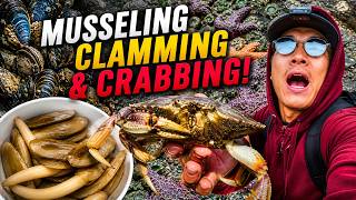 Oregon Coast Wild Harvest: Mussels, Clams & Dungeness Crab | Catch and Cook