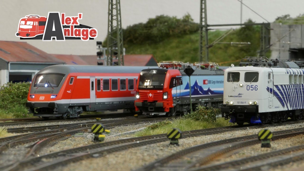 H0 Modellbahn - Gastfahrzeuge auf der Modelleisenbahn