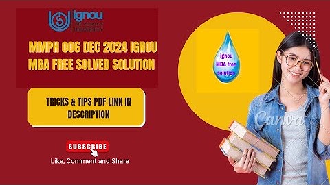 Mmph 006 Dec.2024 free solved  question paper pdf links in description