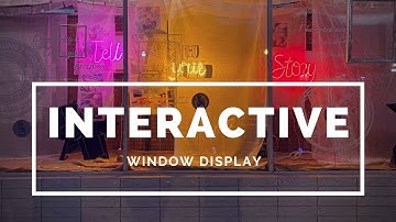 Interactive Window Display for Safely Social San Jose