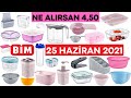 NE ALIRSAN 4,50 | BİM AKTÜEL | PLASTİK ÜRÜNLER | [Bim 25 Haziran 2021]