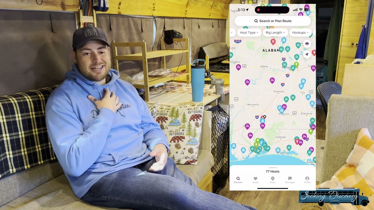 Where to Park While Traveling in a Converted School Bus | Skoolie | Harvest Hosts | Boondocking