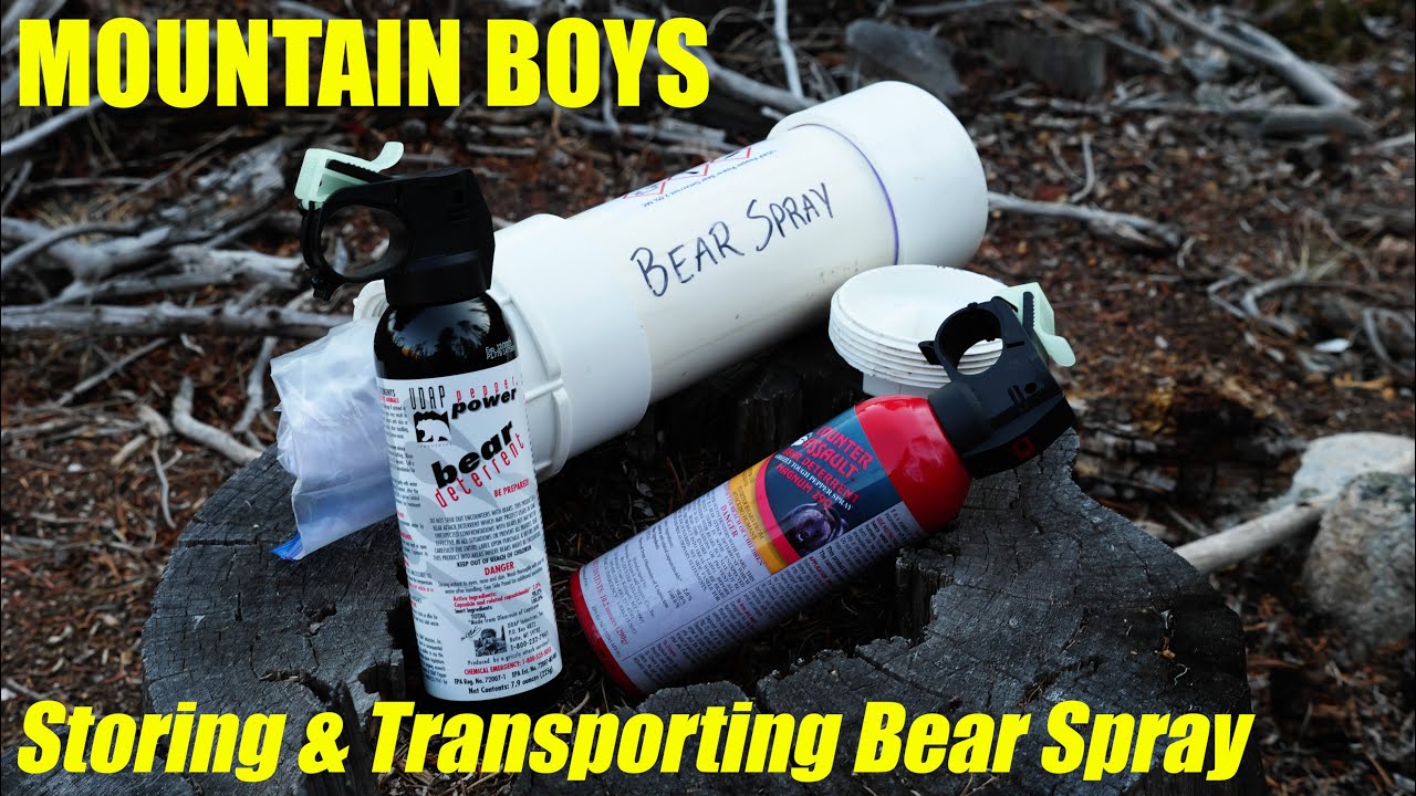 Storing and Transporting Bear Spray YouTube