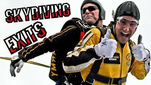 Tandem Skydiving exits