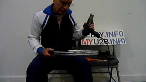 Tennis Racket Head Guard Bumper and grommet Installation