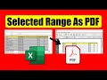 Saving a Selected Range as PDF from Excel