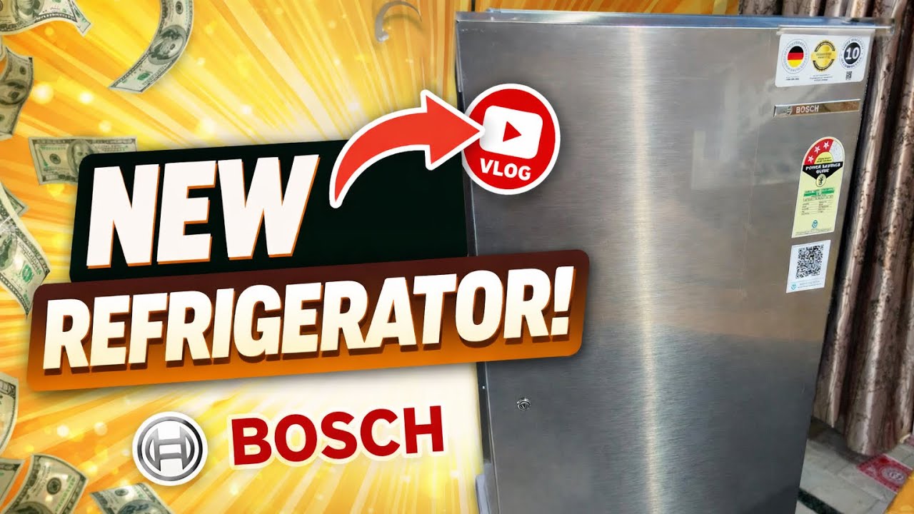Unboxing | Bosch | Home Appliances | Refrigerator | Single Door | 187 L | 4K