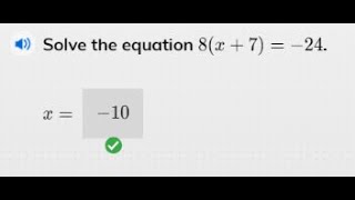 (iReady Tutorial) Solve Multi-Step Equations Part 2