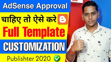How to customize Publishter adsense friendly blogger template completely in Hindi| Blogging by Niraj