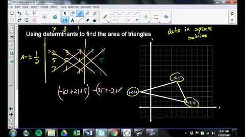 How to Find and Use Determinants of a Matrix - Measured Math Ch2.3