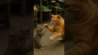 kucing dan tikus berantem#kucinglucu #likeandsubscribe