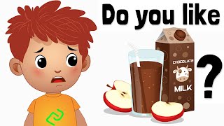 Do you Like Chocolate Milk Apple Juice | Ice Cream and Pickles! - Preschool Songs & Nursery Rhymes Resimi