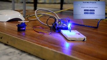 Home Automation With Ethernet Shield|Arduino|Tech Man
