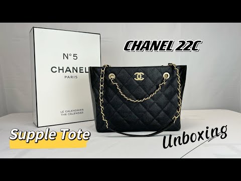 Chanel Classic Shopping Tote Bag 22P 