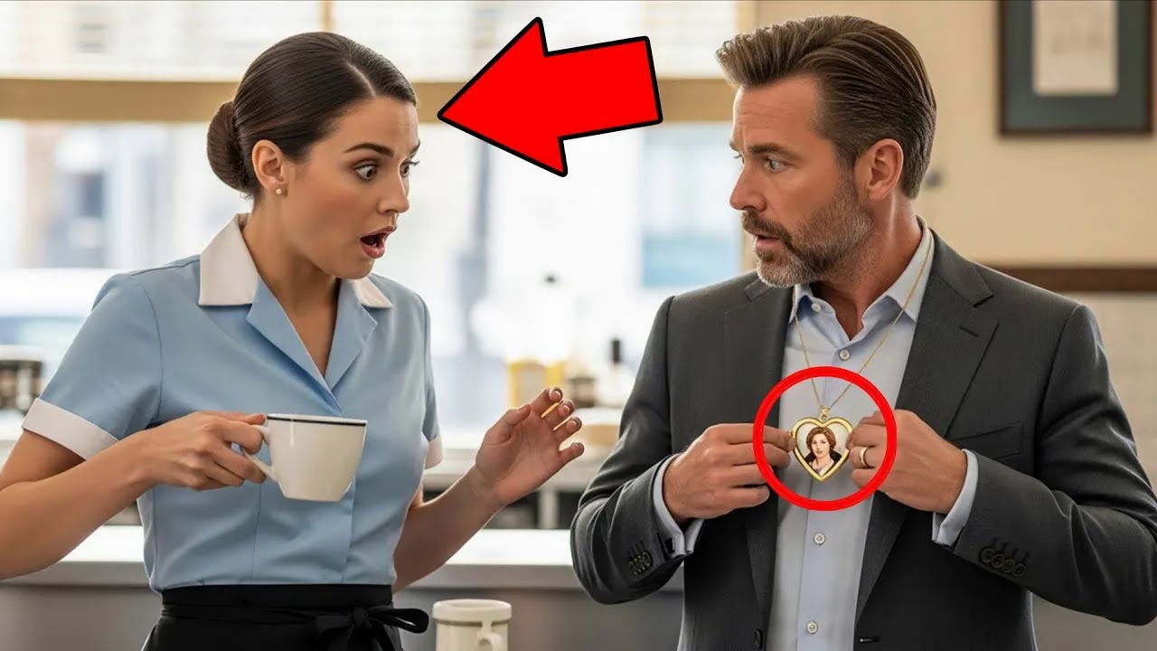 Arme Kellnerin sieht das Medaillon des Milliardärs： „Das ist meine Mama!“ – Sekunden später wei