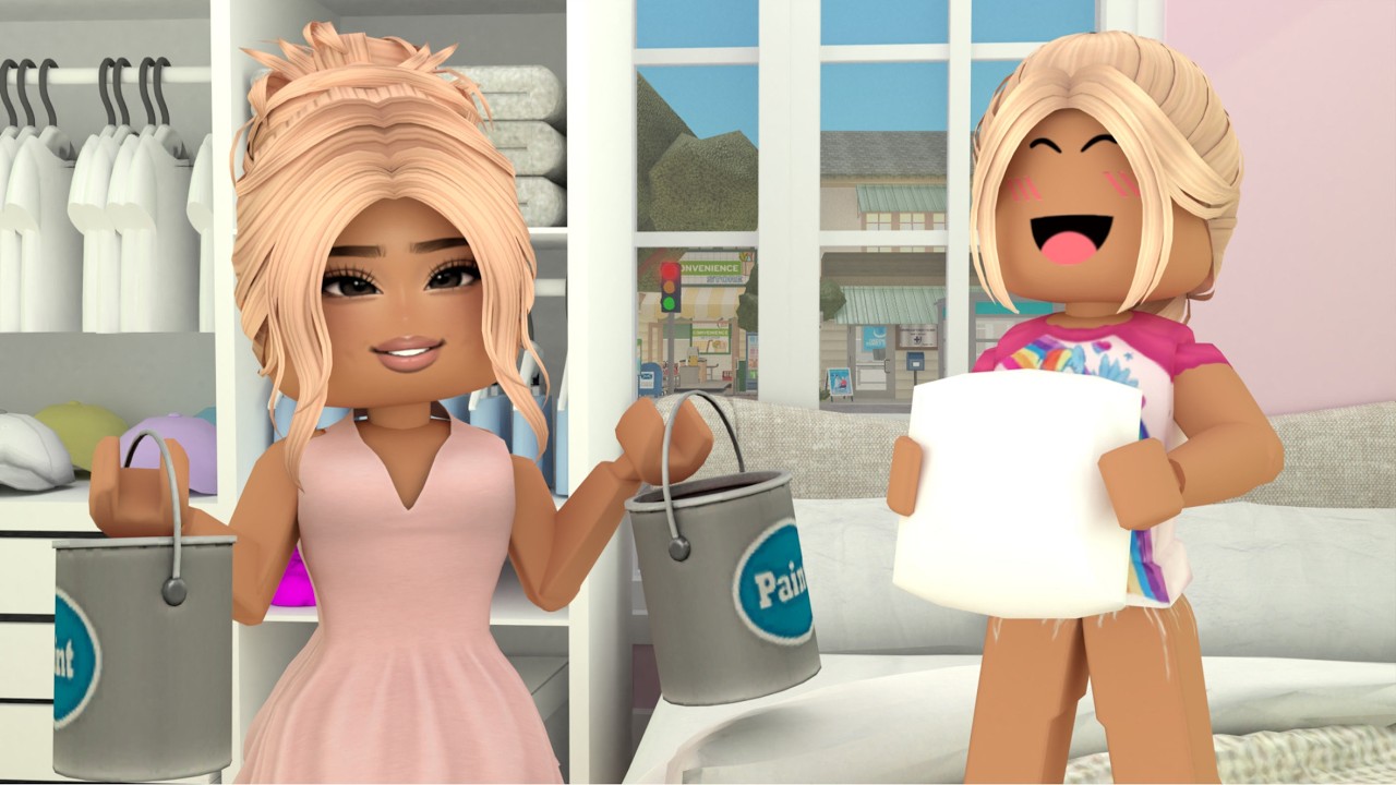 SURPRISING KIDS WITH BEDROOM RENOVATIONS! *IT COST THOUSANDS!!* Roblox Bloxburg Voiced RP Roleplay