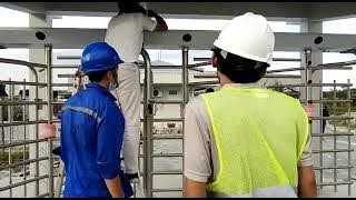 Testing FullHeight Turnstile di PT. Multibrata Anugerah Utama