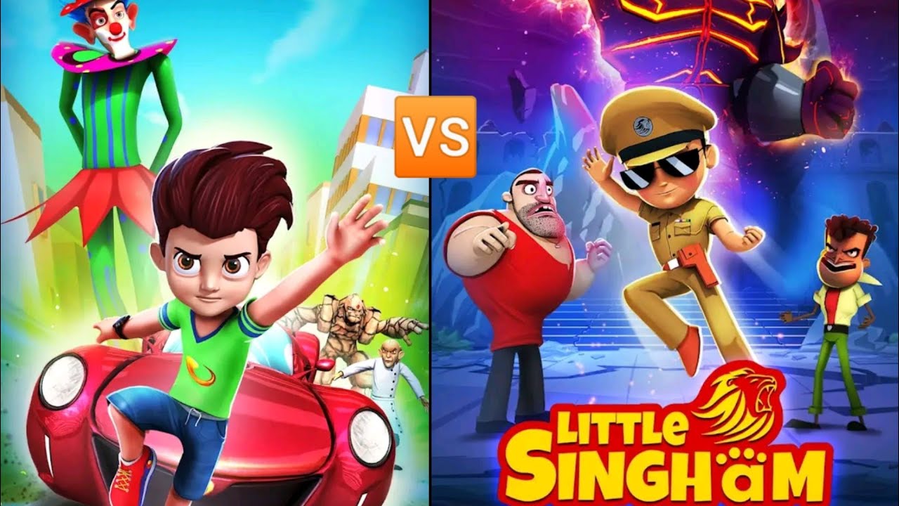 ceko the super speedo car 🆚 Little Singham little Singham cartoon