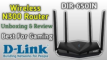 D-Link DIR 615 Wireless N300 Wi-Fi Router || 4 Antenna Router UNBOXING || Low Budget  Best Router