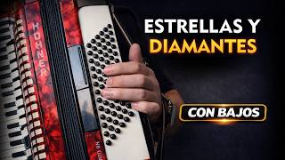 "Stars and Diamonds" [G] WITH BASS on Keyboard Accordion / Piano screenshot 1