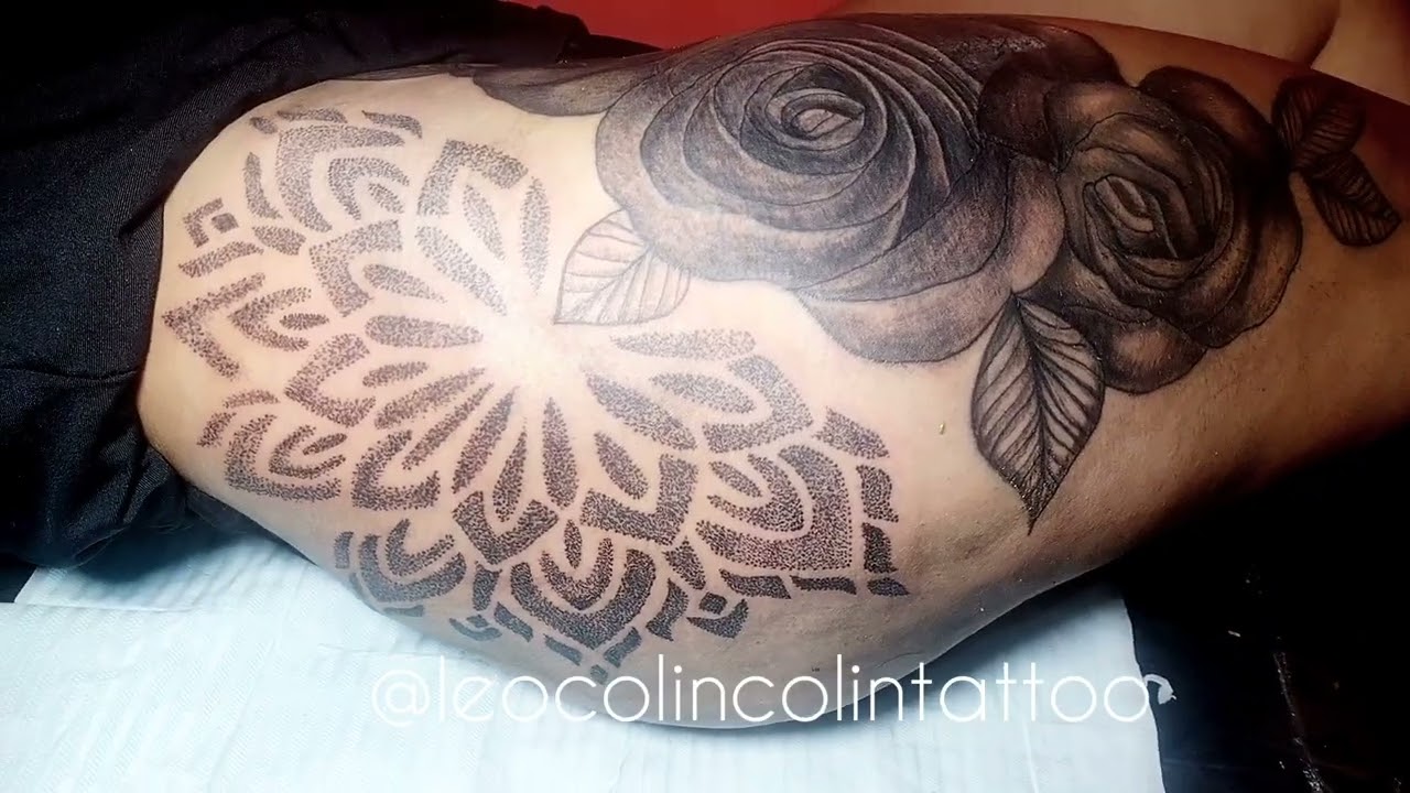 Tatuagem floral tatuagem de mandala Tattoo Rose