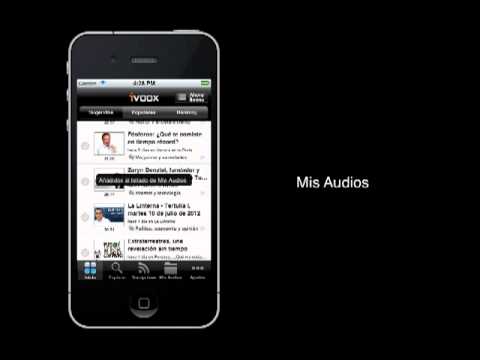 Presentación aplicación móvil iVoox para iOS