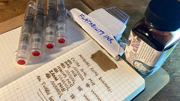 Leuchtturm 1917 - Noodlers Rome Burning - ink test