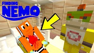 BOWSER JR KILLS FINDING NEMO!? *HOSPITAL* | Nintendo Fun House | Minecraft Switch [324]
