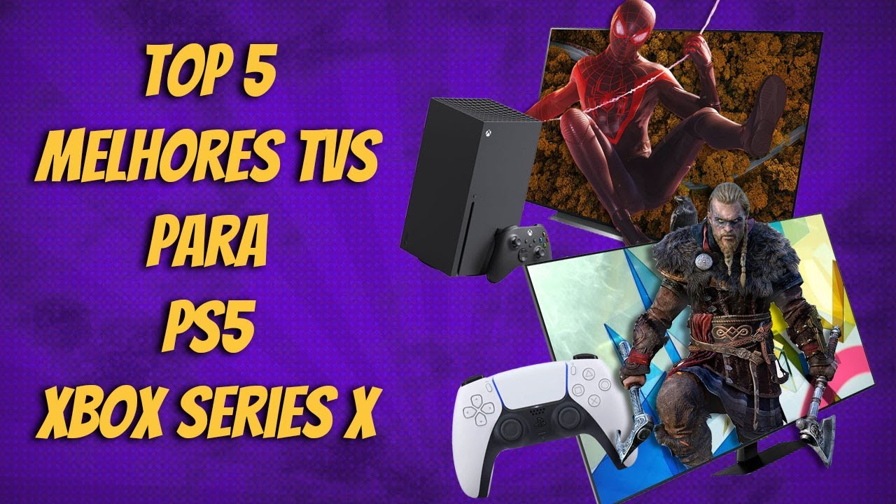 As melhores TVs para jogar no PS5 e Xbox Series X/S