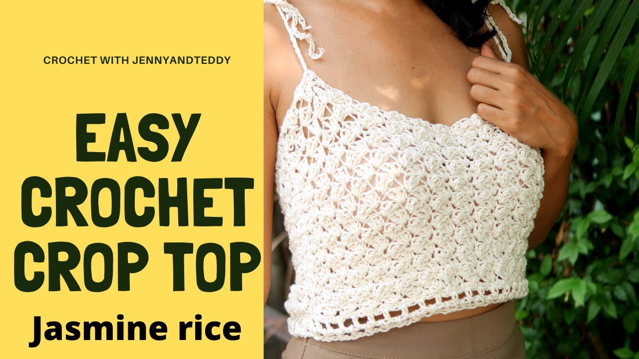 How to crochet lace crop top easy