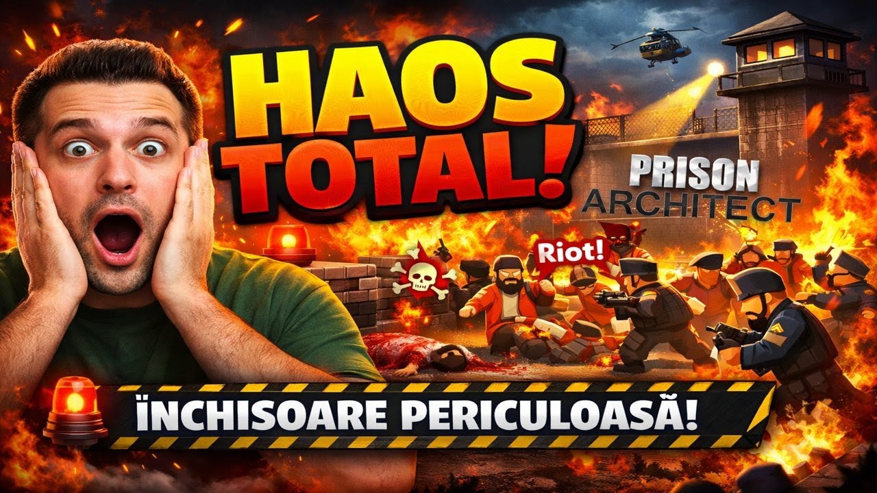 Deținuții AU PRELUAT CONTROLUL! 🚨 Prison Architect în Română