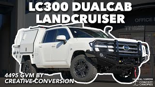 🤯 WE DID THIS TO A 300 SERIES LANDCRUISER | Creative Conversions 300 Series with 4495 GVM