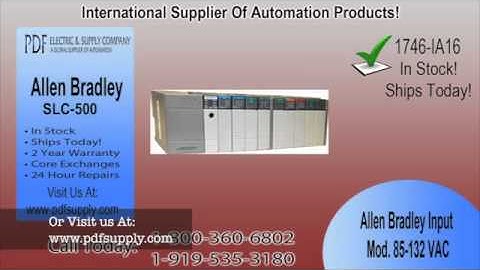1746-IA16 | Allen Bradley SLC-500 | In Stock! Call 800.360.6802