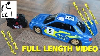 Wire control car to toy grade Radio Control conversion FULL LENGTH VIDEO